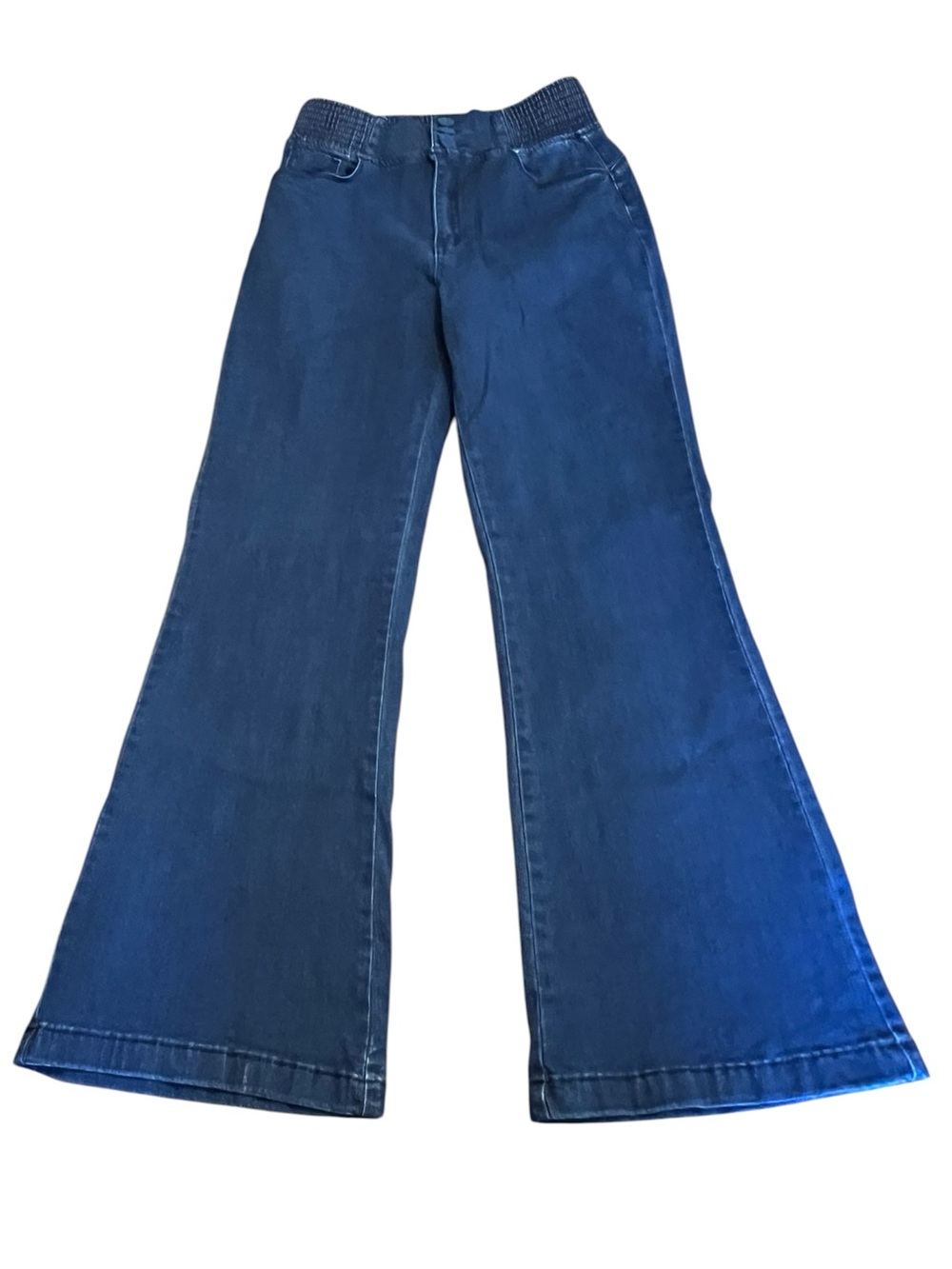 Dark Blue 28”x33” Bell Bottom Flare Leg Blue Womens Pant Jeans 60s 70s